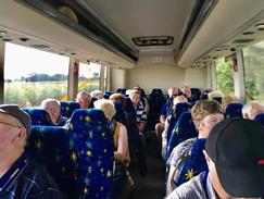 Grunske's - Fish Lunch - all asleep on the bus after a big meal